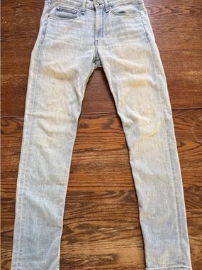 rag & bone Men’s Slim Jeans in Light Blue Wash